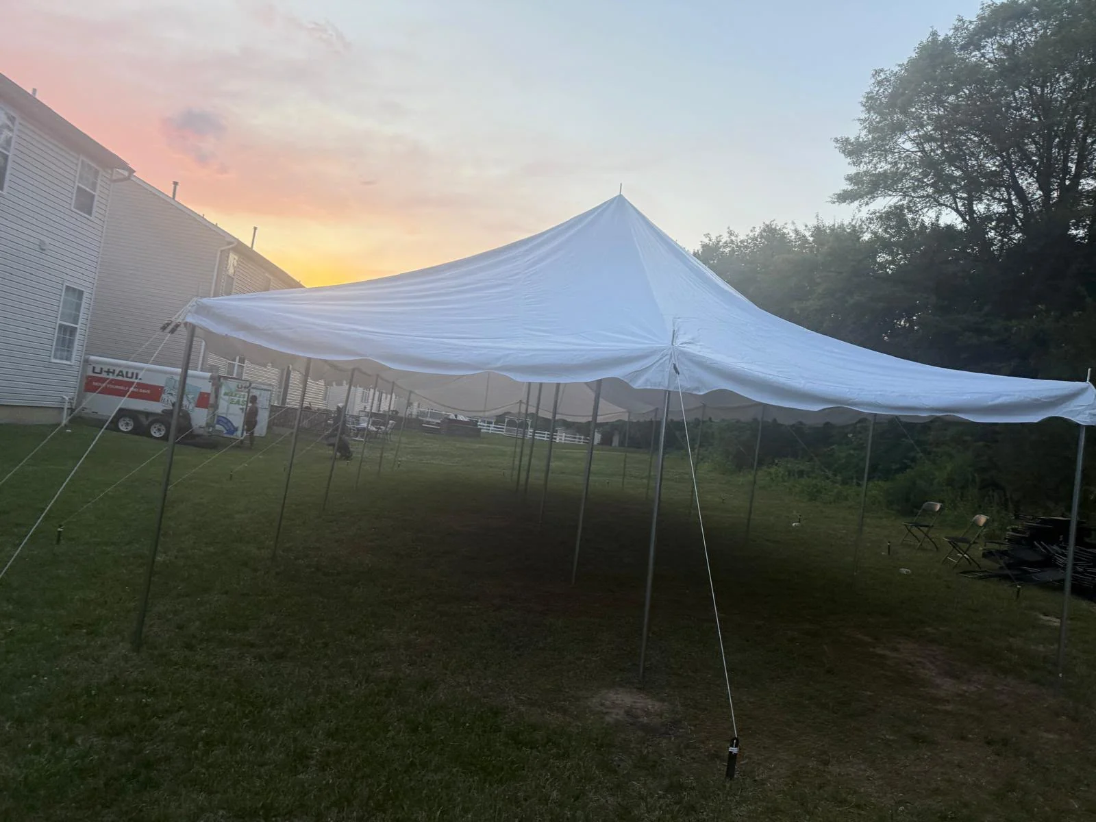 Outdoor event tent supplied as part of the Continental photo collection.